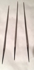 Needle Files x 3 Square small and Course 36- 2 CUT NO 3C