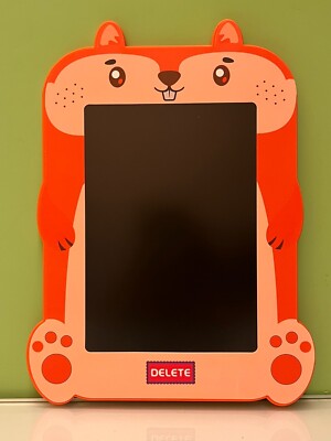 Cute Squirrel 8.5'' LCD Drawing Writing Tablet Doodle Board Kids Office Notepad