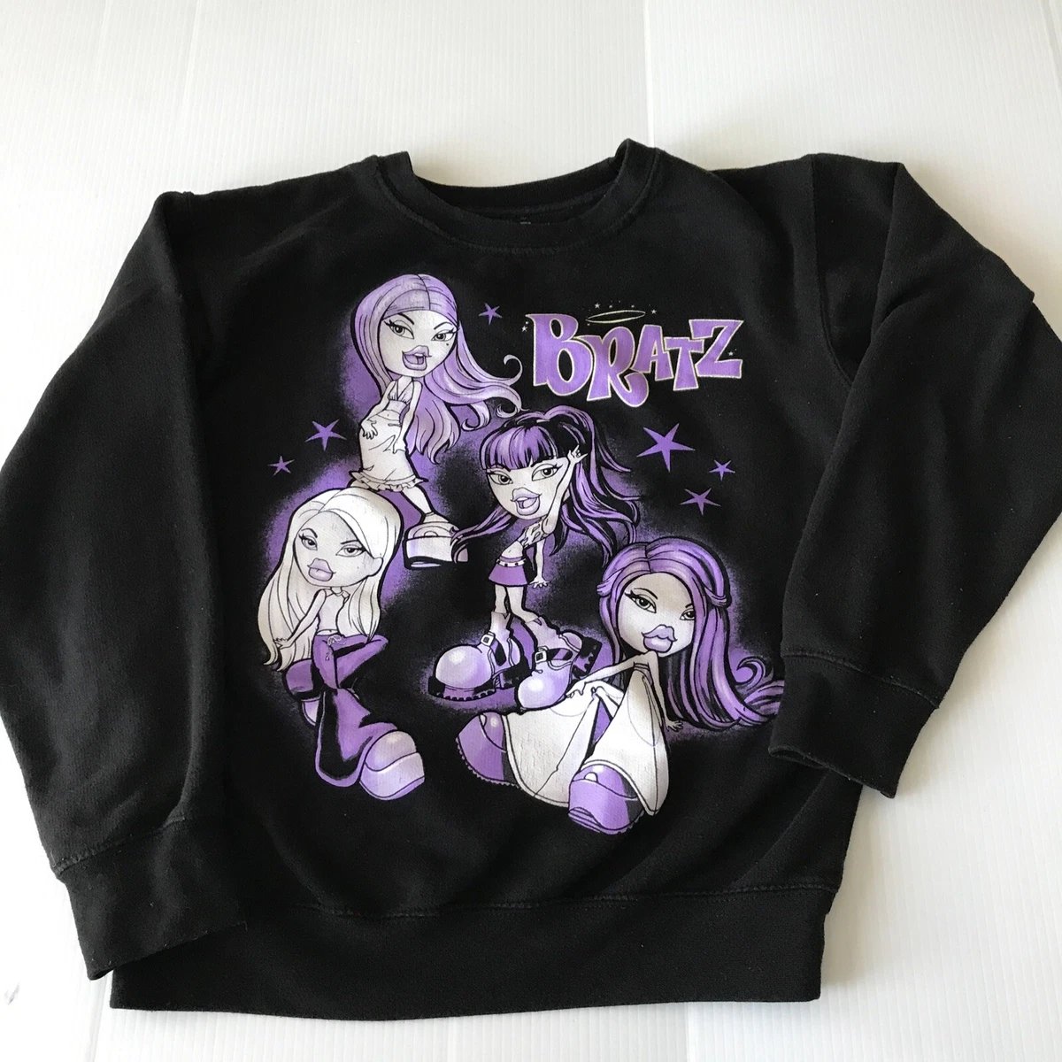 Bratz Stars Sweater Sweatshirt Small Purple Black