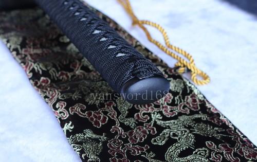 Hand Forge T10 Clay Tempered Japanese Samurai Ninja Sword Sharp Real Hamon HOT. - Picture 5 of 12