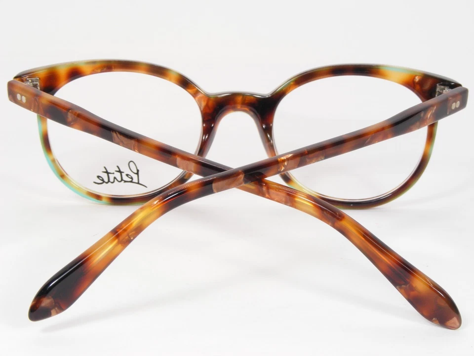 JF Rey Petite PA058 9540 Demi Brown /Turquoise UNIQUE EYEGLASSES FRAME 45-19-138 - Image 3 of 4