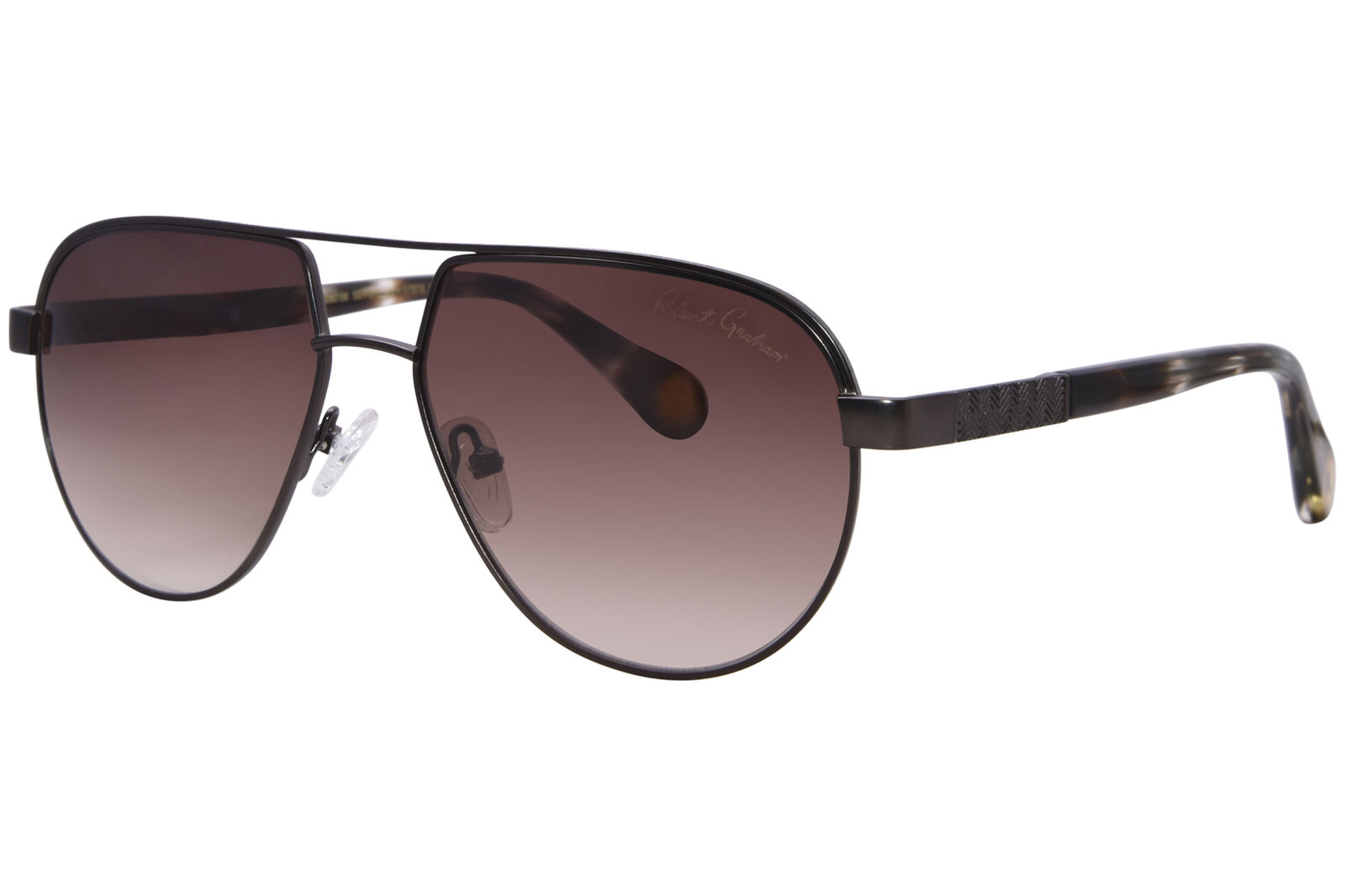 Солнцезащитные очки Robert Graham Sergio BRN Мужские коричневые Мульти Коричневые 57 мм 24590₽