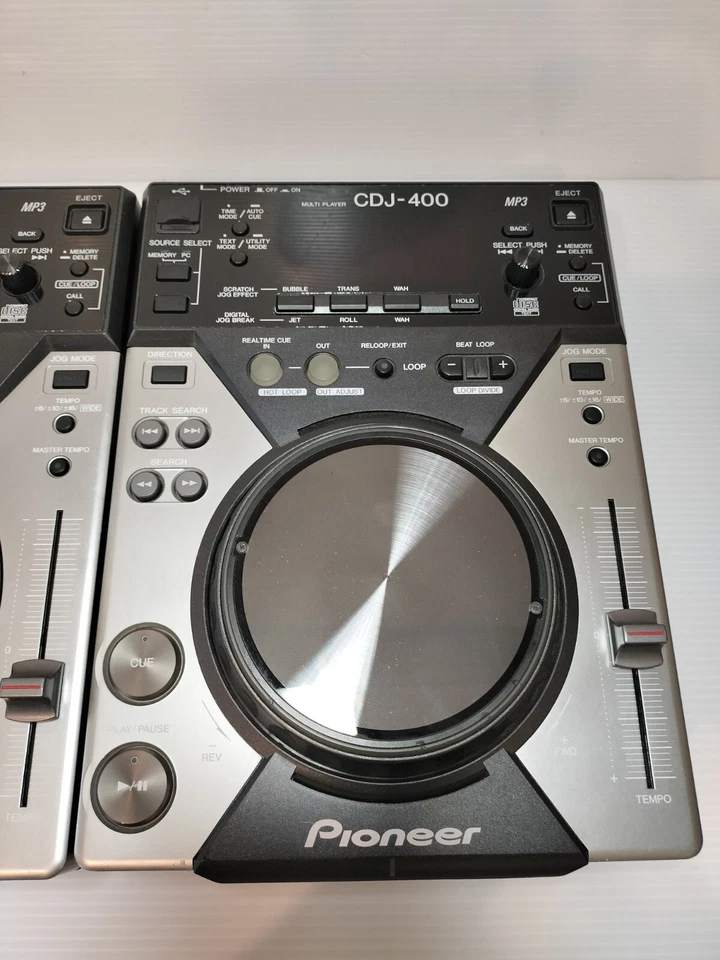 Pioneer CDJ-400 Pair 2x Digital DJ Player Turntable Compact AC100V JP -Excellent - Image 4 of 4