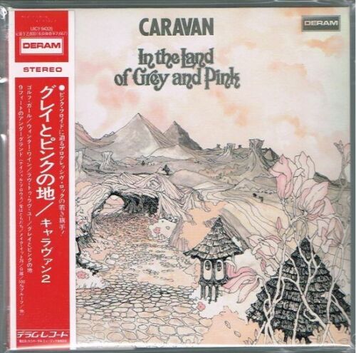 Mini LP SHM-CD Caravane « In The Land Of Grey And Pink » Japon Mini LP SHM-CD Pochette papier avec OBI - Photo 1 sur 1