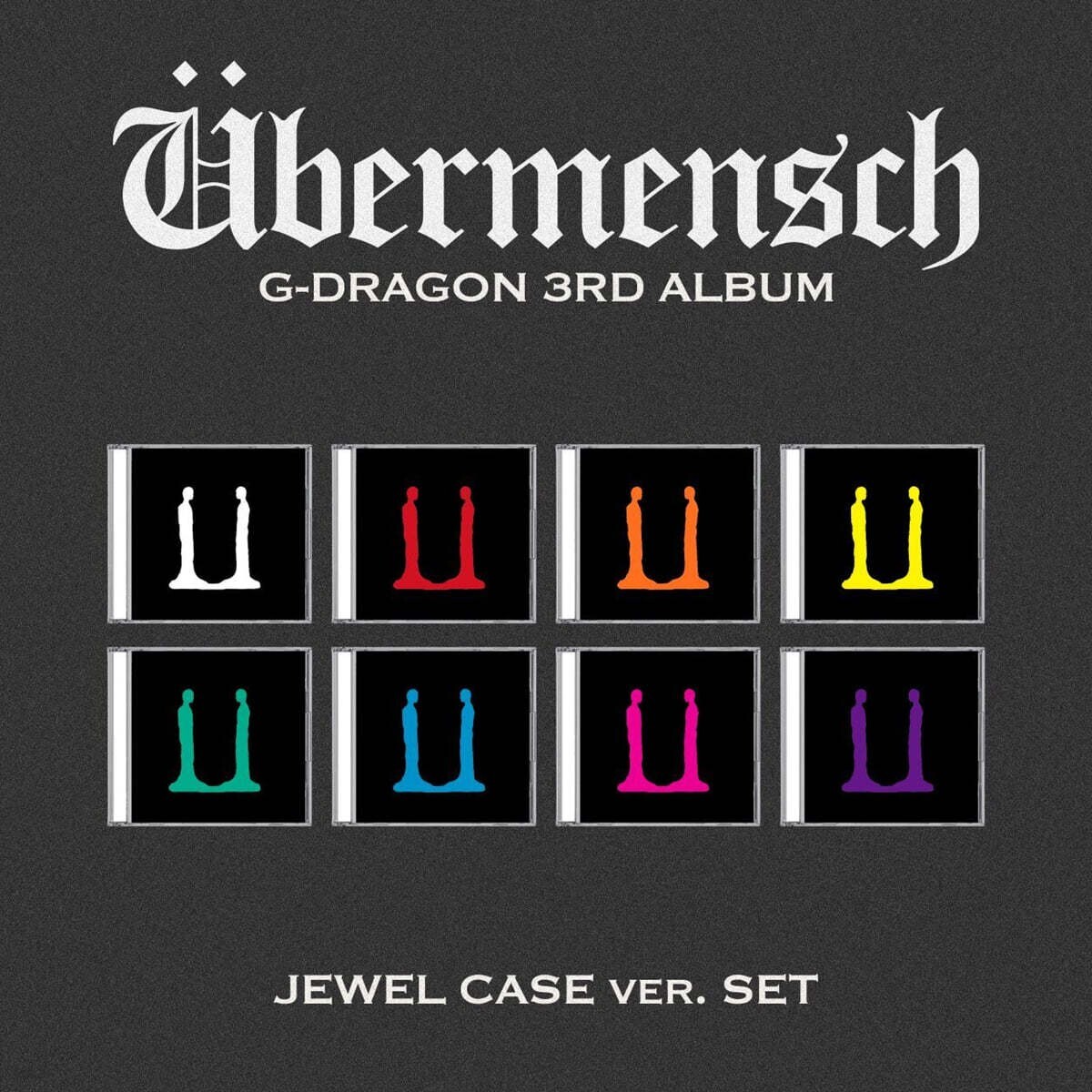 K-POP G-Dragon 3rd Album Übermensch JEWEL Ver. CD+24p P.Book+2p K-POP G-Dragon 3rd Album Übermensch JEWEL Ver. CD+24p P.Book+2p