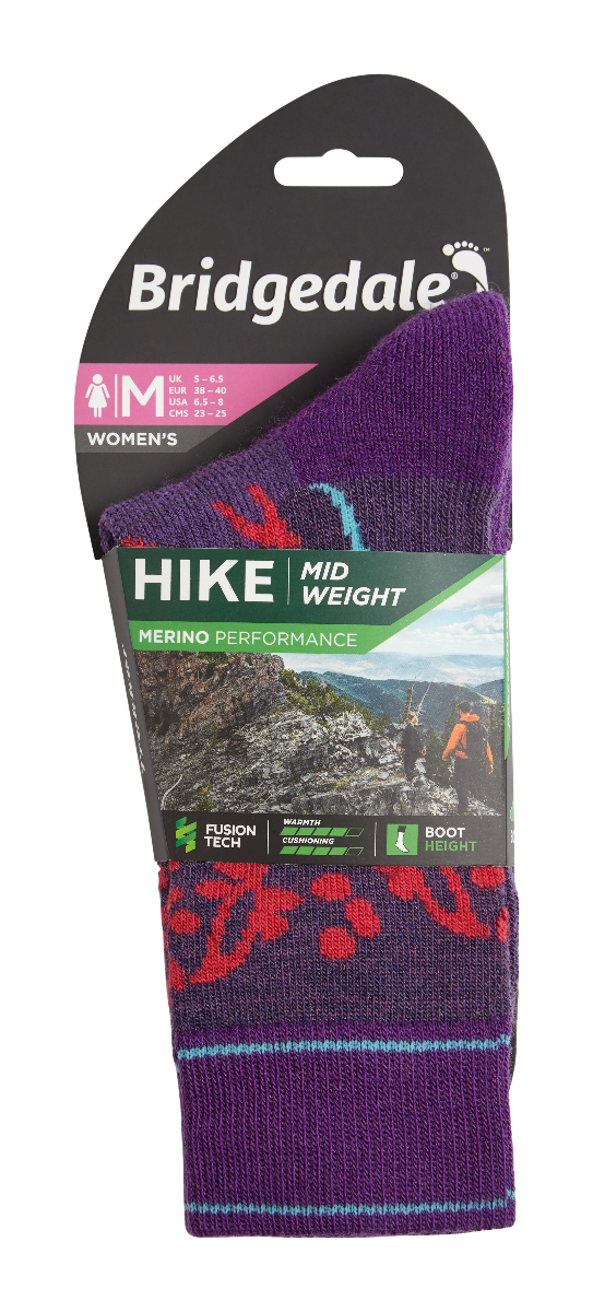 Bridgedale Women's Hike Midweight Endurance Boot Merino Performance