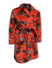 Nintendo Super Mario Bros. Mario Kart Boys Red Plush Pajama Bath Robes: 4