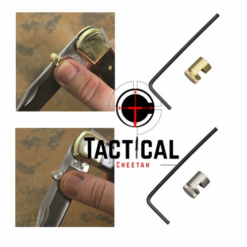 Kwik Thumb Stu + Sechskantschlüssel 416 Edelstahl & Messing 0,4" Made in USA - Bild 1 von 10