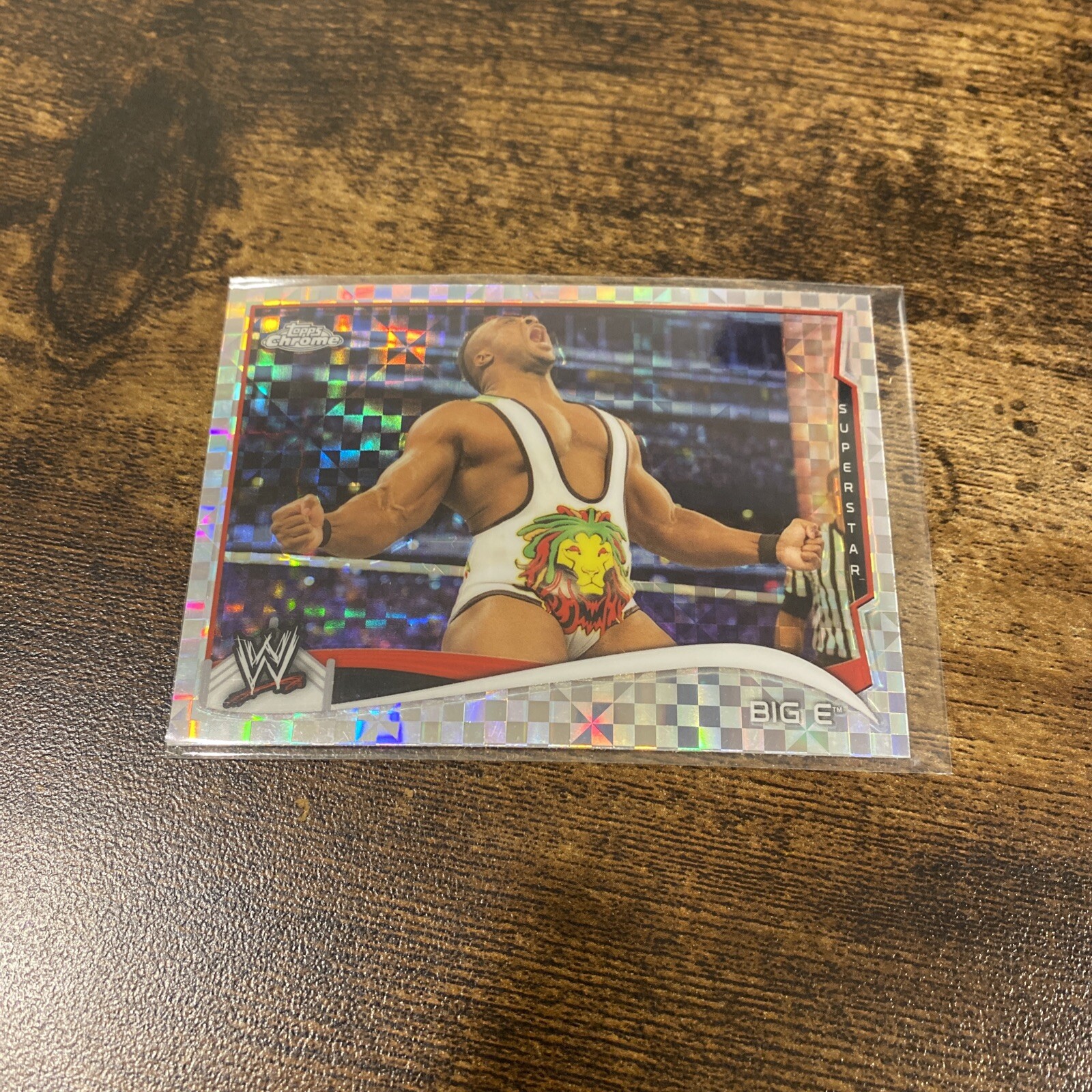 2014 Topps Chrome WWE Atomic Refractor Big E #3