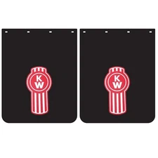 Tractor trailer Diesel mudflap Universal semi truck mud flaps 24"x30" Black 2pcs