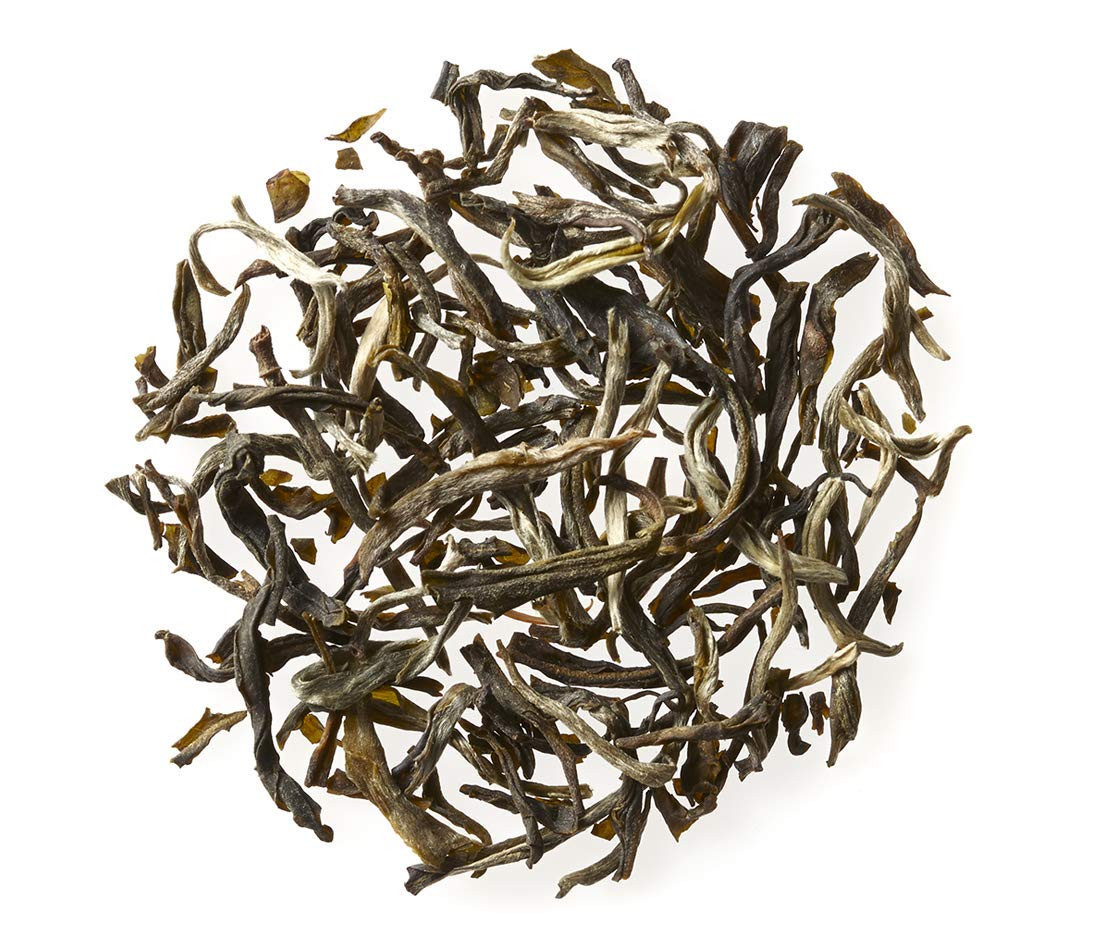 Golden Moon Organic Jasmine Green Tea - Finest Leaves & Flowers - Loose Leaf, No