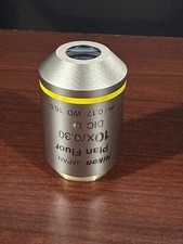 ONE (1) USED NIKON Plan Fluor 10x/0.30 DIC L ∞/0.17 WD 16.0 - FOR REPAIR**