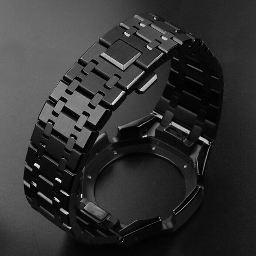 Stainless Steel Strap AP Bezel Royal Mod Kit Case Band For G-SHOCK GA2100/2110 - Picture 6 of 21