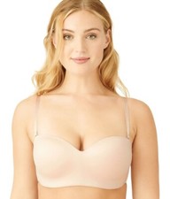 Wacoal Staying Power Wire-Free Strapless Bra, 854372, Size 32DDD, Sand, NWOT