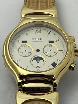 ZENITH Accademy Zifferblattgehäuse Kal. 410 mit komplettem Kalender und Mondphase