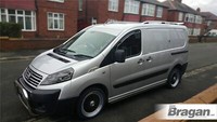 Schwarz Edelstahl Seiten Stangen Citroen Dispatch Swb 2007 - 2016 Van ZubehöR