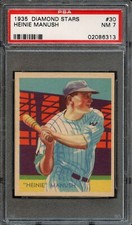 1934-36 Diamond Stars Baseball Cards 72