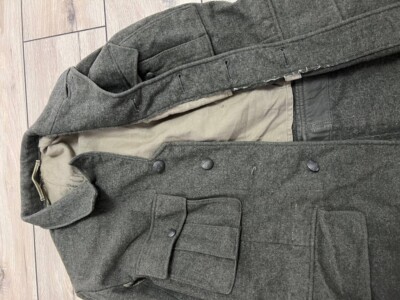 Vintage Swedish Wool army coat field jacket 1940ss military 1941
