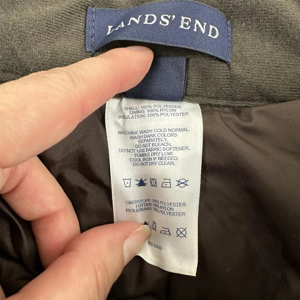 Pantalones de Carga Lands End Niños Marrón Nieve Esquí Forrados Aislados Talla 8 Nylon Forrados Foto 4 de 4