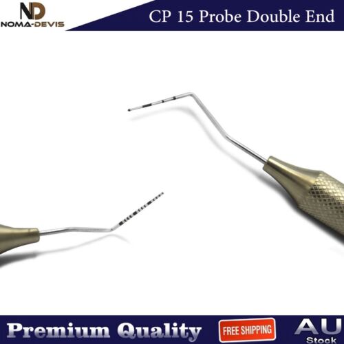 Periodontal Probe CP 15 Ended Color Marking Pocket Depth Dental Screening Tools - Picture 2 of 4