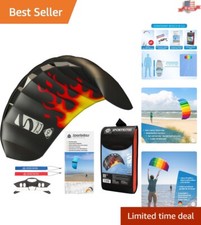 Flame Color 51in Dual Line Sport Kite - Easy to Fly for All Skill Levels