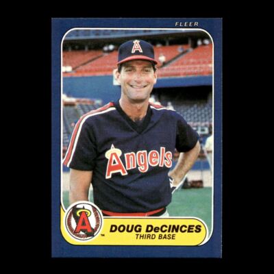 Doug DeCinces 1986 Fleer California Angels #153 R318E 53
