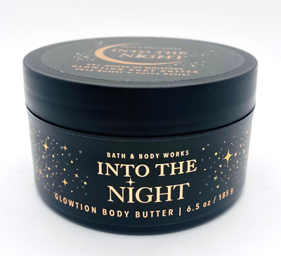 Bath & Body Works INTO THE NIGHT Glowtion Body Butter 6.5 oz 185 g New