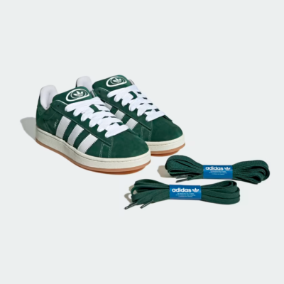Adidas Campus 00s Shoes Originals Dark Green Cloud White H03472