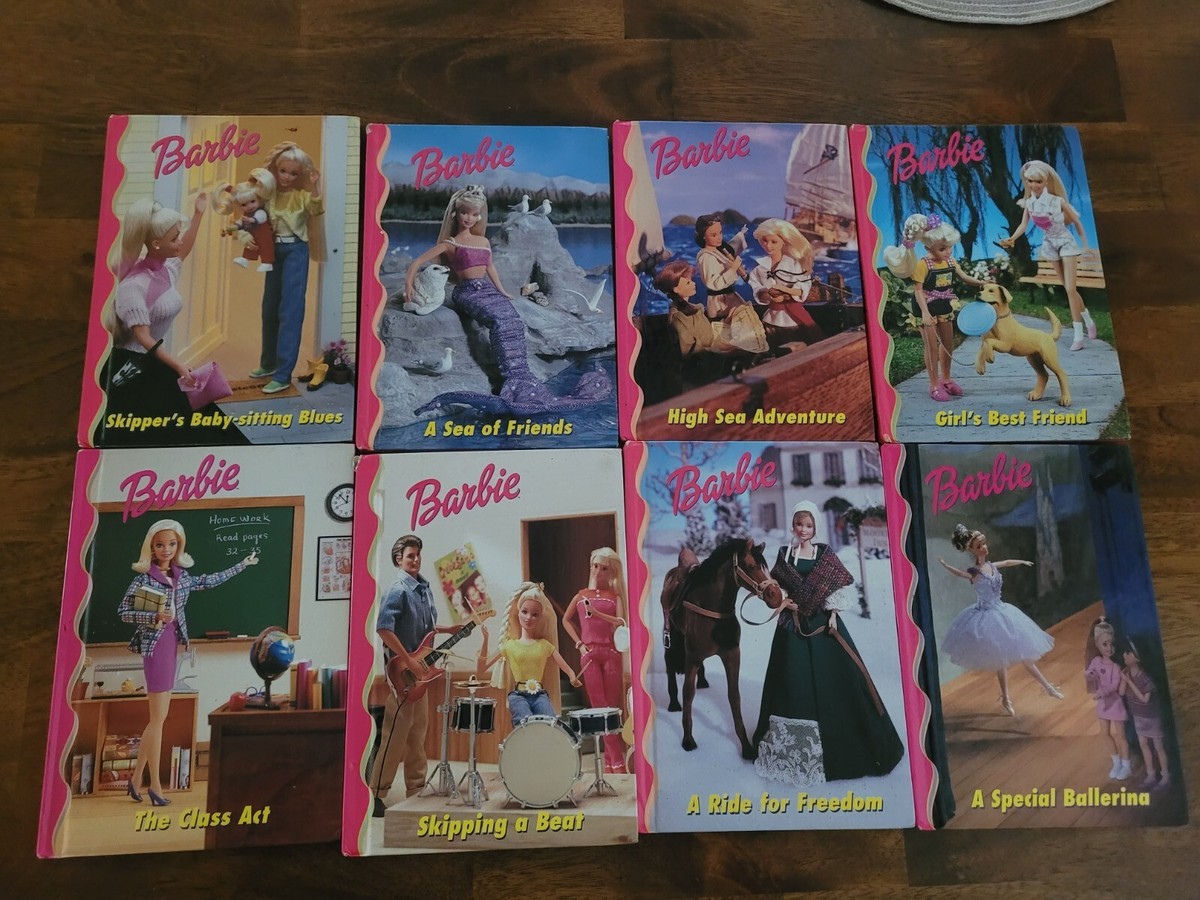 90’s Barbie Friends Books Club Lot of Hardcover Grolier Book Club