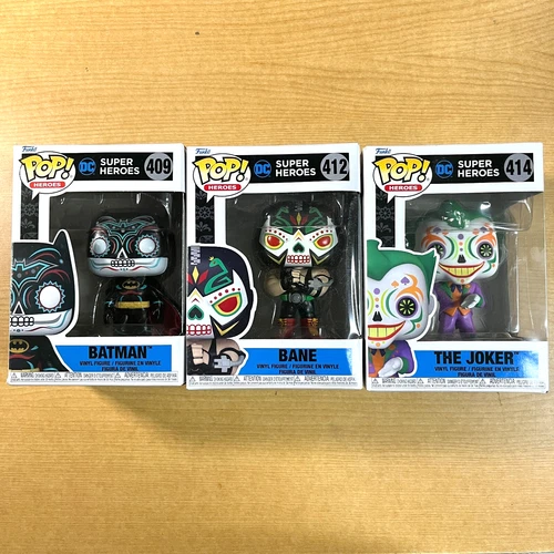Funko Pop! Vinyl: DC Universe lot of 3 figures #409 #412 #414 NIB