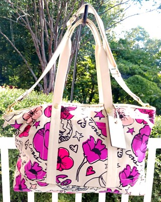Coach F77303 Poppy Kyra Sateen Floral Multicolor Medium