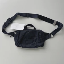 ATHLETA Excursion Crossbody 8"x5" Belt Bag Fanny Pack Blue Water Resistant NWT