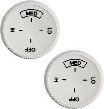 2PCS Baseboard Heater Thermostat Temperature Control Dial Knob Replacement, Base