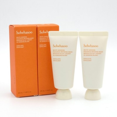 Sulwhasoo White Ginseng Radiance Refining Mask 35ml x 2ea Exfoliating K-Beauty