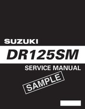 MANUEL REVUE ATELIER RÉPARATION PDF SUZUKI DR125 SM K9