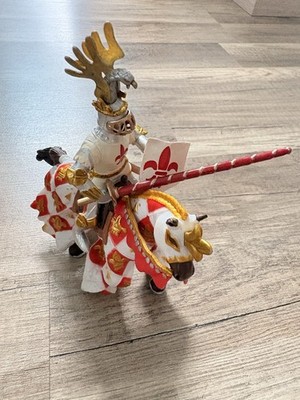 Papo-Ritter und passendem Pferd, Weißer Ritter Lilie