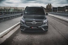 Maxton Design Frontlippe V.1 passend für Mercedes V-Klasse AMG-Line W447 FL schw