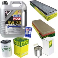 Mann Inspektionspaket 5L Liqui Moly Special Tec 5W-30 FüR Ford Cougar 2.0 16V