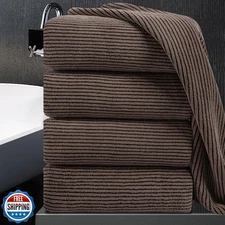 4 Piece Bath Towel Set 35"x70"Oversized Bath Towel for Bathroom Ultra Soft Fl