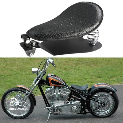 Motorrad Solo Sitz Schwingsattel für Harley Springer Softail Dyna Bobber Chopper