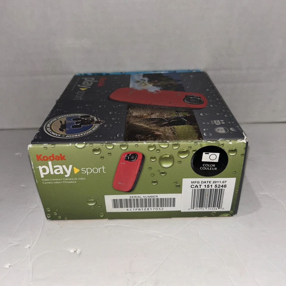 Kodak PlaySport Zx5 HD Waterproof Pocket Video Camera - New in Box Fast Shipping - Image 3 of 4