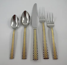 Ralph Lauren  GOLDEN WATCHBAND Stainless Steel Flatware Your Choice of Pieces