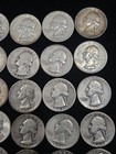 Full Roll Of 40 90% Silver Washington Quarters — photo 6