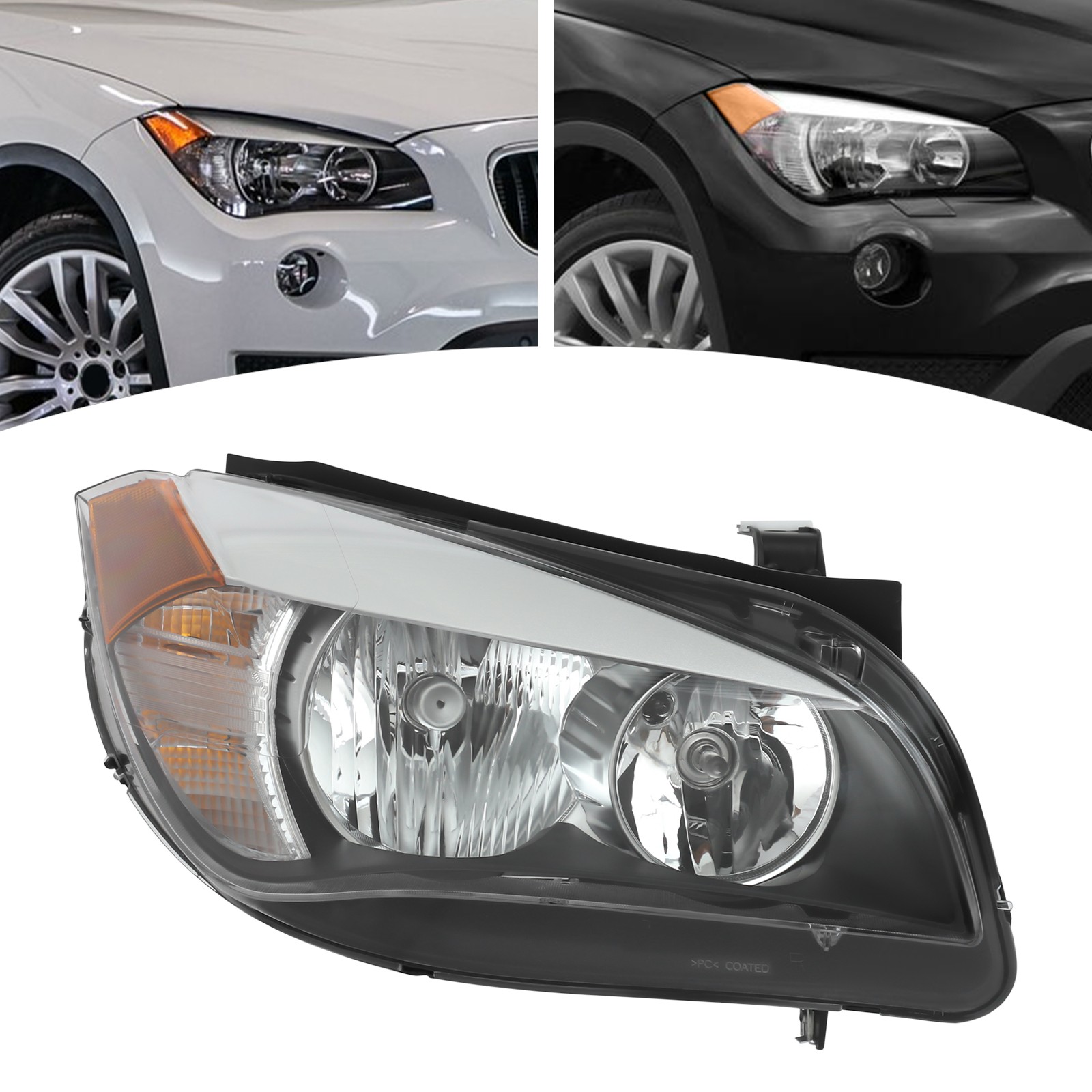 For 2013-2015 BMW X1 Halogen Headlight Models Right Passenger Side Headlight
