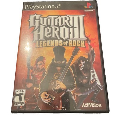 Guitar Hero 3 III Legends of Rock PS2 CIB W/ Manual - Tested - PlayStation 2