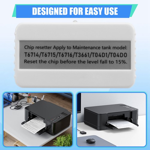 T04D1 Resetter Depósito De Mantenimiento Chip T6714 T6715 T6716 T3661 T04D0 - Restti1231 - Imagen 4 de 7