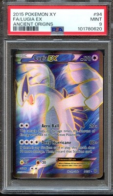 Lugia EX 94/98 Ancient Origins Full Art Rare PSA Mint 9 Pokemon Card