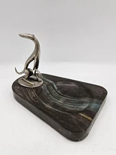 Karl Hagenauer 'Sitting Greyhound' Figurine Vide-Poche Art Deco  Austrian 