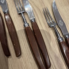 VINTAGE GLOSSWOOD CUTLERY SET