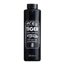 B & E TIGER Leder-Schw&auml;rze 250ml Tigerschw&auml;rze Leder auffrischen Stiefel Sattel